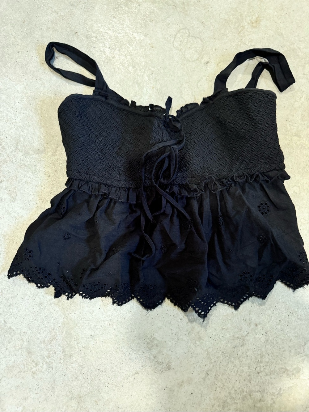 American Eagle Black CropTop